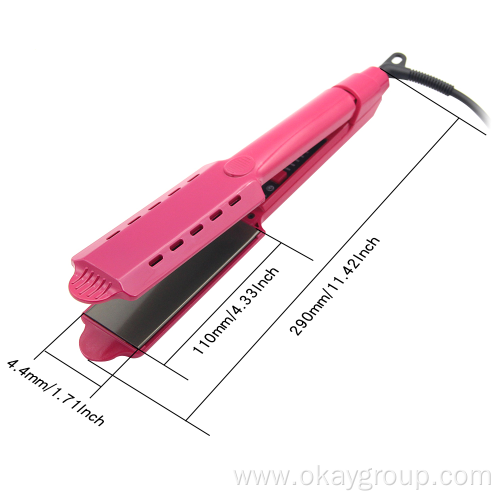 Professional Hair Curler Straightener Curling Iron Brush